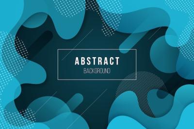 Abstract Wavy Blue Wallpaper – Free Download