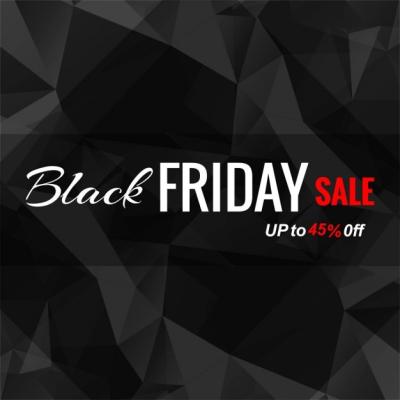 Geometric Shapes Background for Black Friday – Download Free Stock Photo