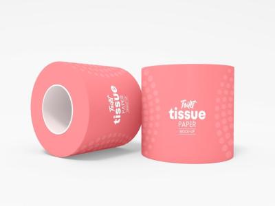 Toilet Tissue Paper Roll Packaging Mockup – Free Download