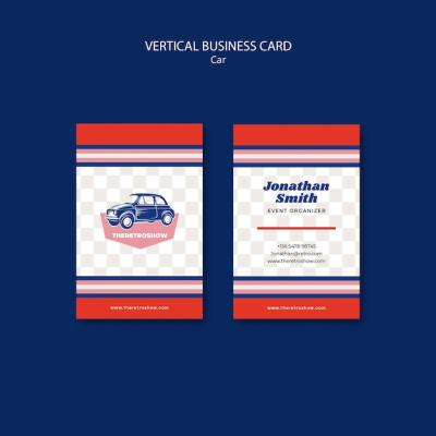 Car Show Business Card Template Design for Free Download