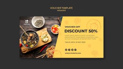 Brunch Concept Voucher Template – Free Download