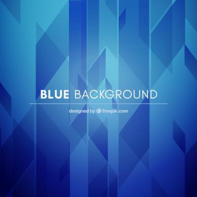 Geometric Style Blue Background – Free Download, Free Stock Photo