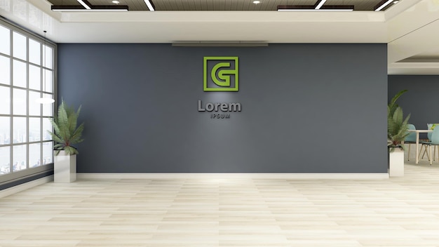 Office Logo Corporate Branding Wall Sign PSD – Free Download