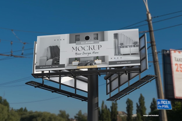 Billboard Mockup for Creative Projects – Free to Download