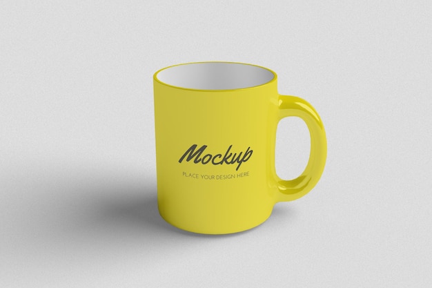 Realistic Mug Mockup Design Isolated – Free Download