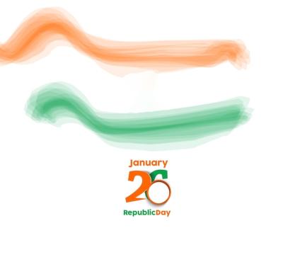 Indian Republic Day Concept with Text 26 January – Free Download, Free Stock Photo