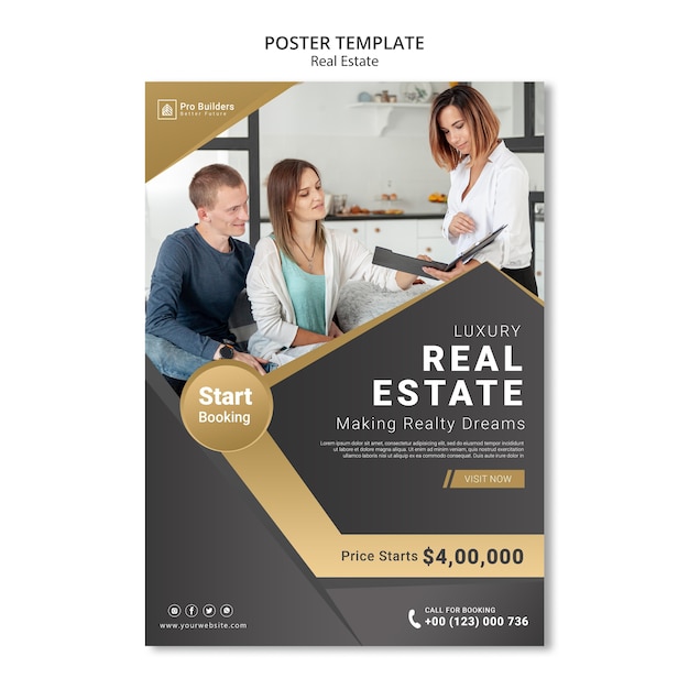 Real Estate Poster Design – Free Download of Stock Photos