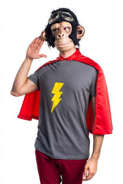 Superhero Monkey Man in Action – Free Stock Photo for Download