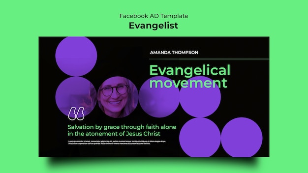 Evangelist Facebook Ad Template Design – Free Download