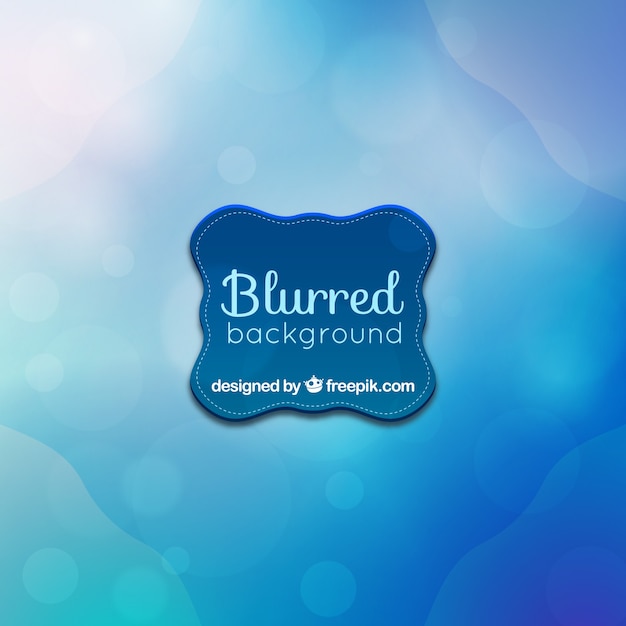 Defocused Blue Bokeh Background – Free Download