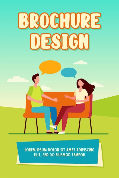 Young Couple Arguing at Home – Flat Vector Illustration, Free Download