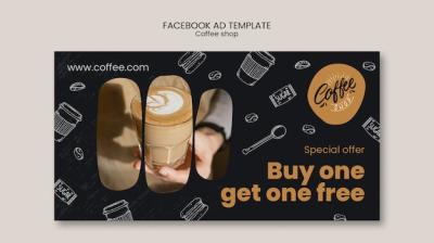 Coffee Shop Facebook Template – Free to Download