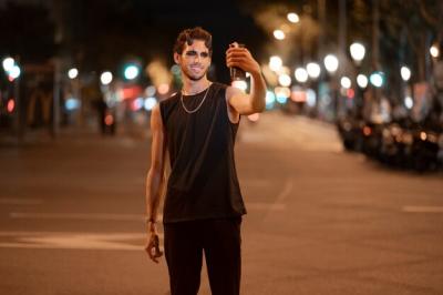 Smiley Man Taking Selfie – Free Stock Photo for Download