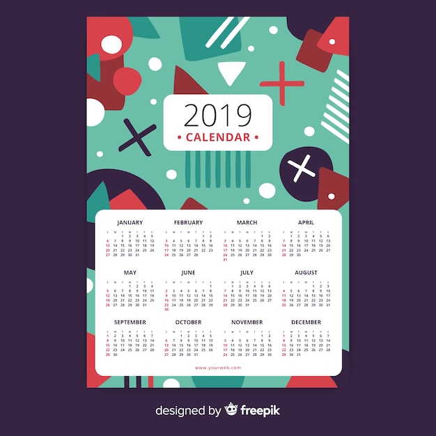 Download Free Stock Photo of Calendar 2019