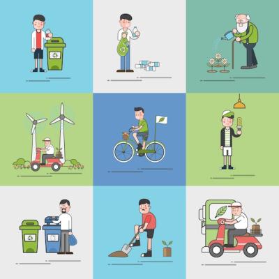 Environmental Vector Illustration Set – Free Download