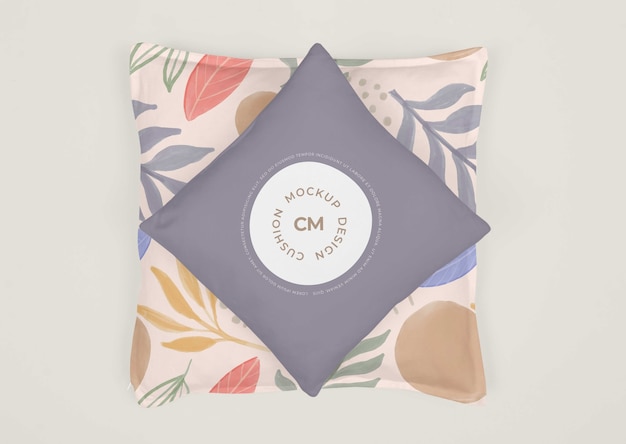 Cushion Fabric Design Mockup – Download Free Stock Photo