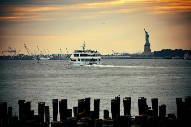 Statue of Liberty in New York City Harbor â Free Stock Photo for Download