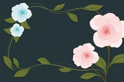 2D Vintage Floral Background – Free Stock Photo, Download for Free