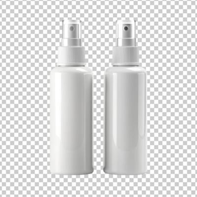 White Spray Container Pump Mockup Pack – Download Free Stock Photo