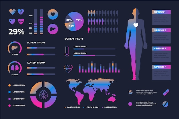 Comprehensive Medical Infographic Statistics – Free Download