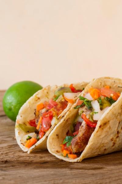 Tacos and Lime on Wooden Table – Free Stock Photo for Download