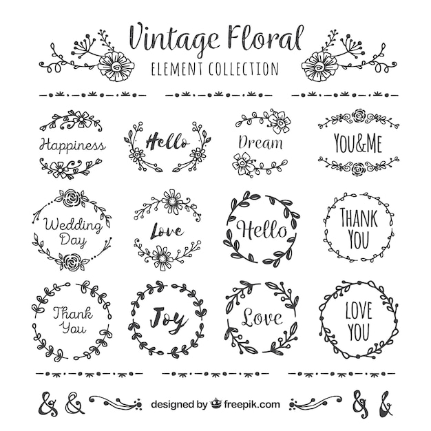 Vintage Ornaments Collection for Creative Projects – Download Free Stock Photos