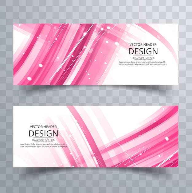 Modern Shiny Wavy Banners – Free Download, Download Free Stock Photo