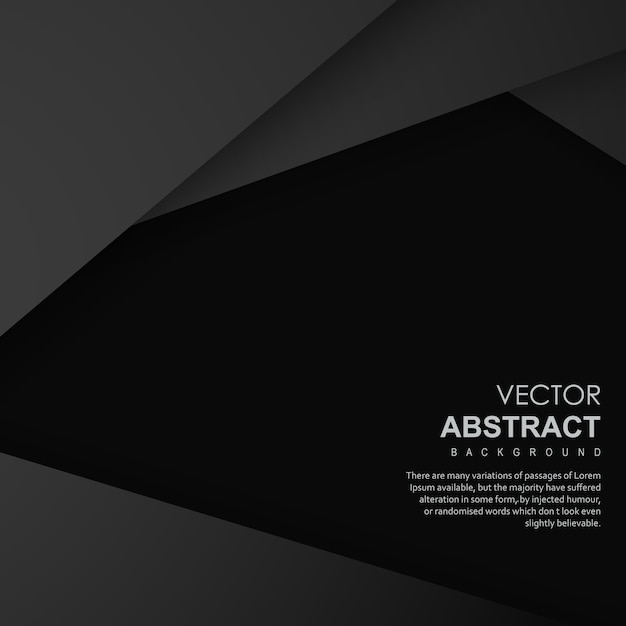 Black Vector Abstract Background – Free to Download