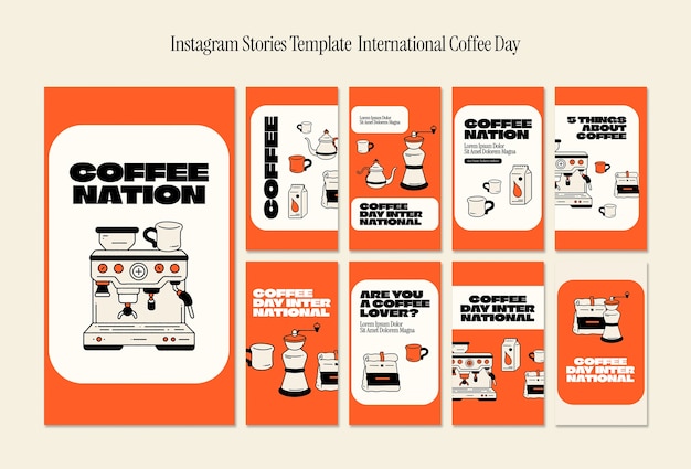 International Coffee Day Instagram Stories – Free Download