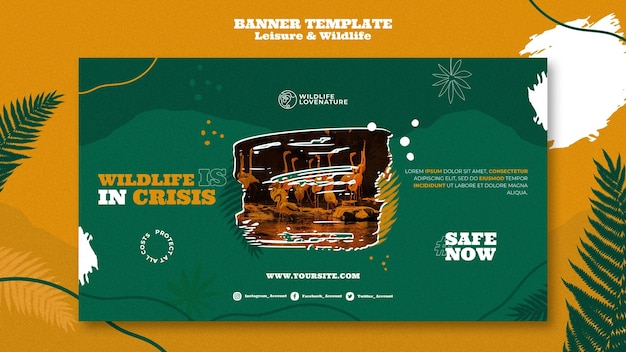 Leisure and Wildlife Banner Template – Free to Download