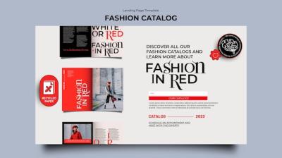 Fashion Catalog Template Design – Free Download