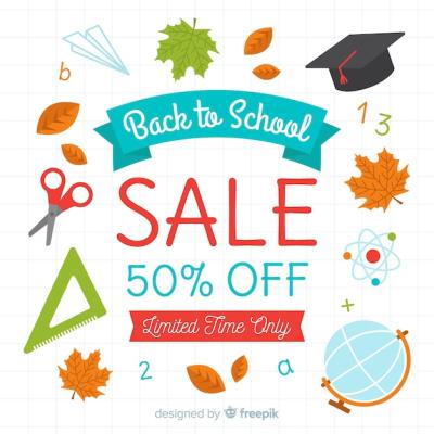 Back to School Sales Background – Free Stock Photo Download