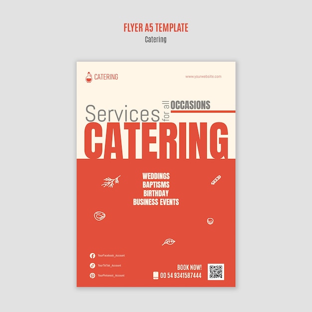 Catering Template Design – Free Download