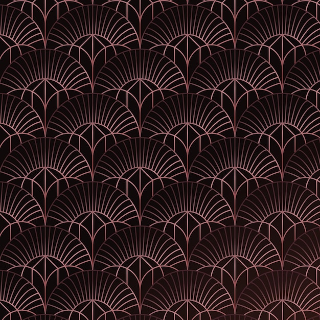 Rose Gold Art Deco Pattern – Free Download, Free Stock Photo