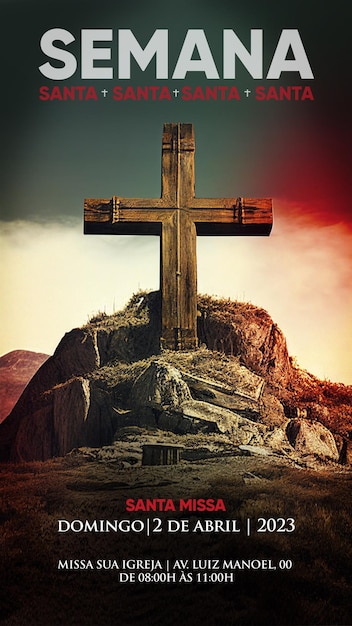 A Cross on a Rock with the Title on It – Free Stock Photo, Download for Free