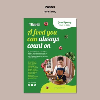 Food Safety Poster Template – Free Download