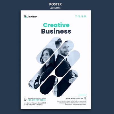 Business Concept Poster Template – Free Download