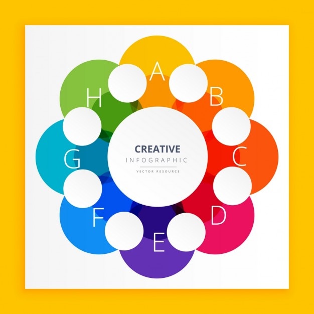 Colorful Infographic Circle – Free Download, Download Free Stock Photo