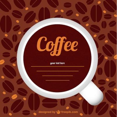 Coffee Cup and Beans – Free Download