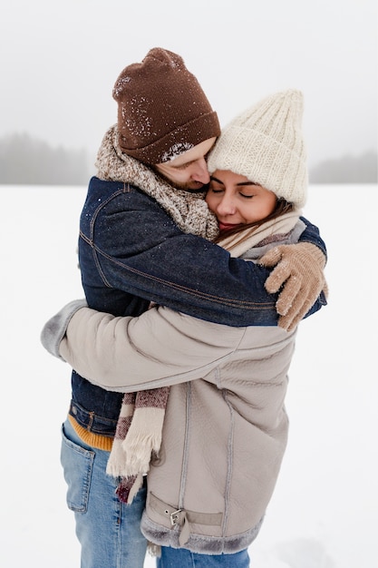 Child Enjoying Winter Activities with Family – Free Stock Photo for Download