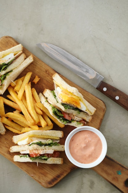 Sandwiches with French Fries – Free Stock Photo, Download Free