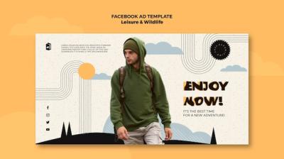 Hand Drawn Leisure and Wildlife Facebook Template – Free Download