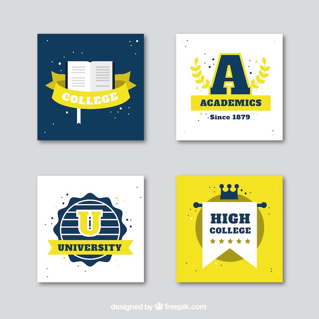 College Logos Collection – Free Stock Photos for Download