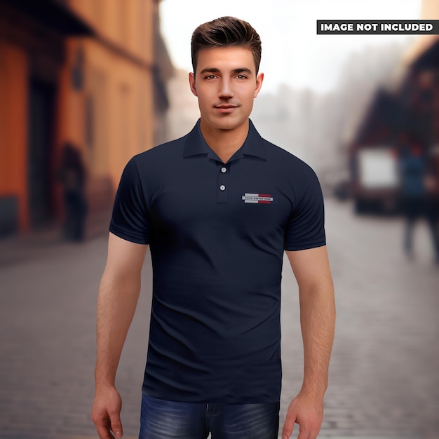 Polo T-Shirt Mockup – Free Download