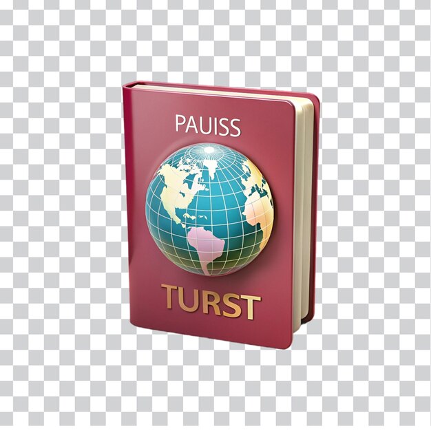 3D Passport Identification Document Icon for Travel and Tourism – Free Download