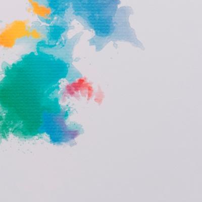 Colorful Composition with Watercolor Brushstrokes – Free Stock Photo for Download