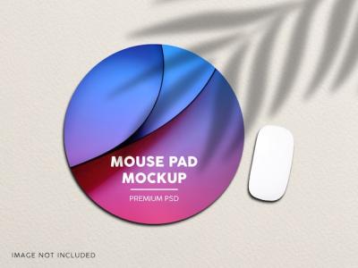 Close Up Mouse Pad Mockup – Free to Download