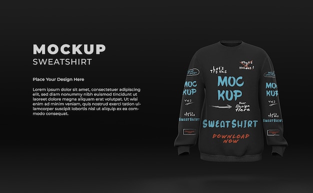 Sweatshirt Mock-Up Design – Download Free Stock Photo