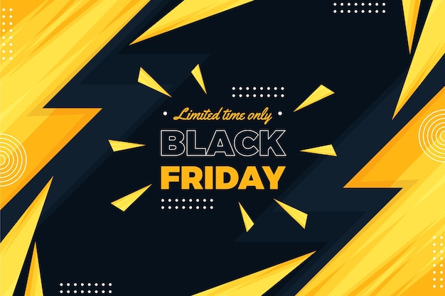 Flat Black Friday Background – Free Stock Photo for Download