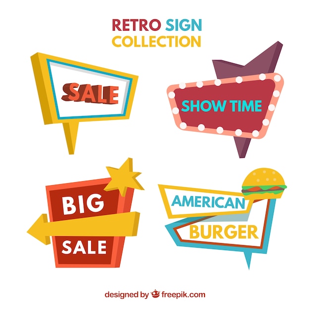 Spectacular Vintage Sign Collection – Free Download